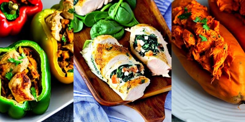 low carb stuffed chicken recipes