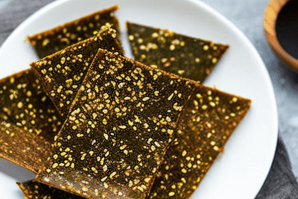 seaweed almond brittle