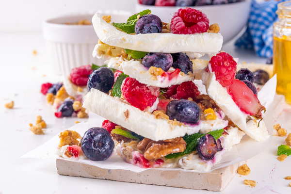 yogurt bark high protein snacks