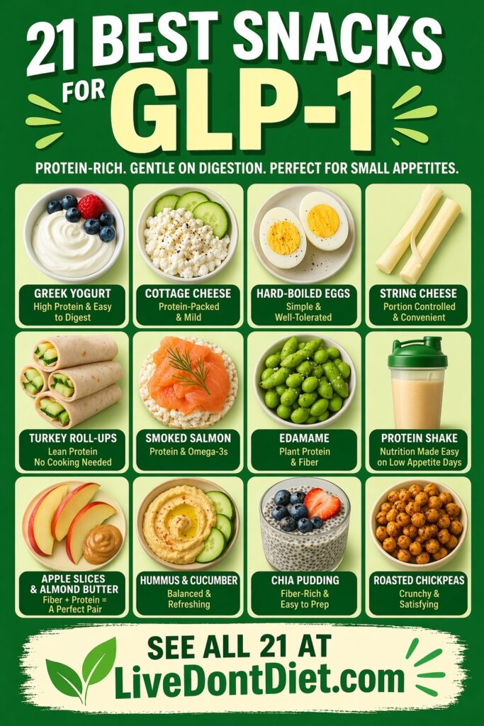 best snacks for glp-1 pin
