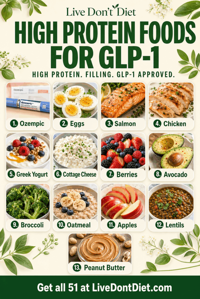 high protein foods for glp-1 pin