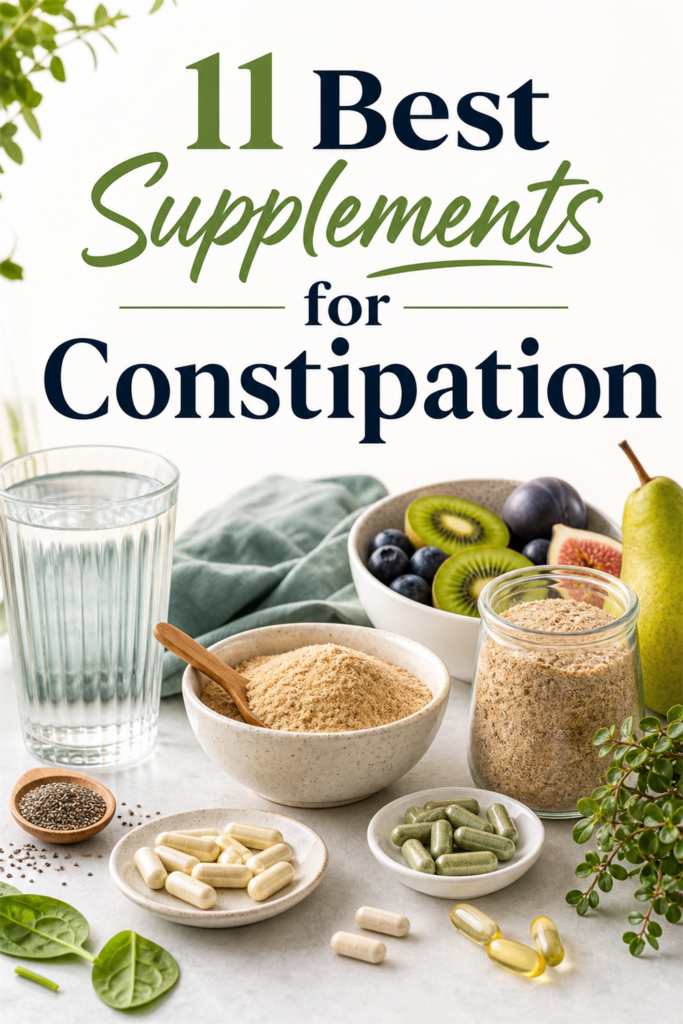 11 Best Supplements for Constipation (2026) - LiveDontDiet.com