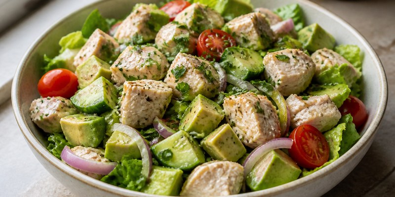 Protein-Packed Chicken Avocado Salad Recipe (2026)