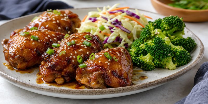 Crock Pot Low Carb Honey Chicken Thighs Recipe
