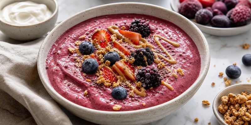 GLP-1 Protein Smoothie Bowl Recipe (2026) featured image