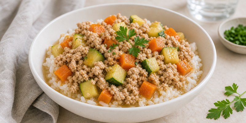 Turkey Rice Bowl Recipe - Low Fiber (2026)
