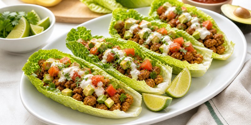 Turkey Taco Lettuce Cups Recipe - Prediabetes Friendly (2026)