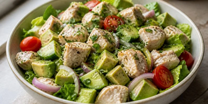 Protein-Packed Chicken Avocado Salad Recipe (2026) featured image